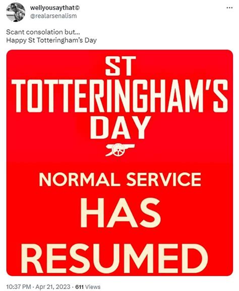 saint totteringham's day.